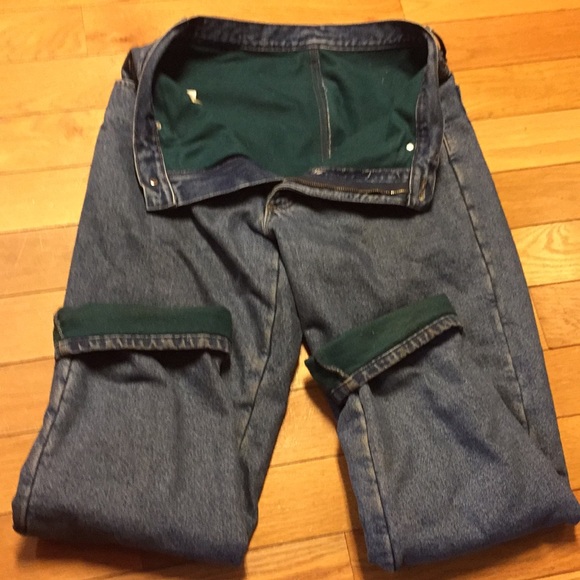 ll bean fleece jeans